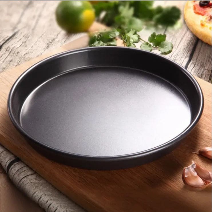 Non-Stick Pizza Pan, Round Pizza Pan Deep Dish Tray, Carbon Steel Non Stick Mold Baking Tool Non-Stick Pizza Pan, Round Pizza Pan Deep Dish Tray, Carbon Steel Non Stick Mold Baking Tool